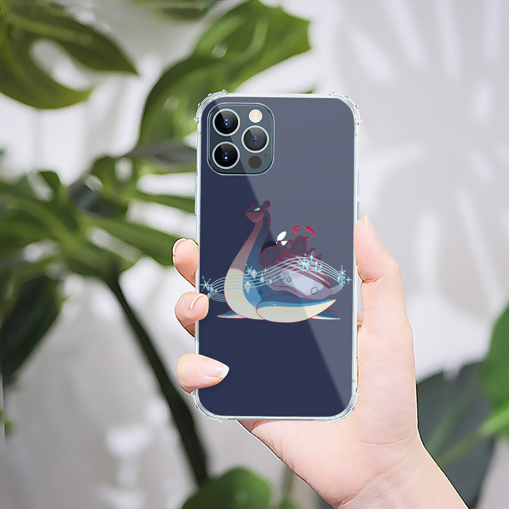 （画像用） ポケットモンスター Pokémon 【iPhone 12シリーズ対応】透明スマホケース（クリアソフトケース）